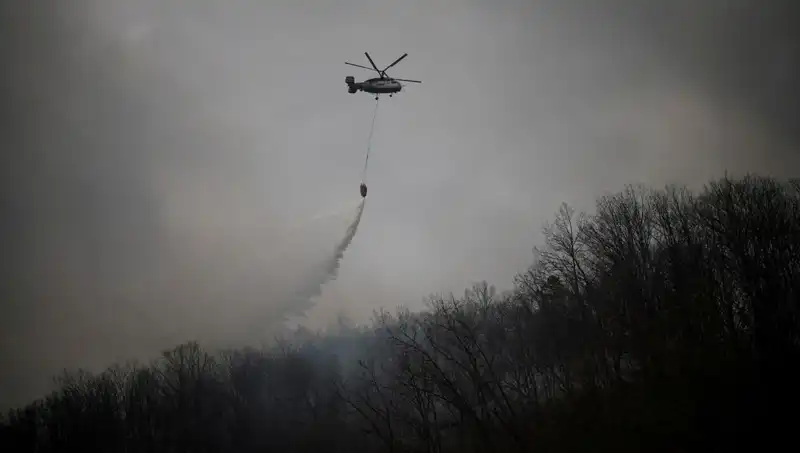 Güney Kore'de Yangın Söndürme Helikopteri Düştü: Can Kaybı ve Malzeme Hasarı