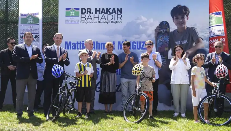 Bahçelievler'de Gençlerin Favorisi Olacak Mattia Ahmet Minguzzi Skate Parkı Açıldı