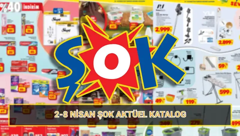 ŞOK 2-8 Nisan Kataloğu ile Temizlikte Tasarruf Zamanı!